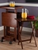 Solid Wood 6-Piece Snack Table Set