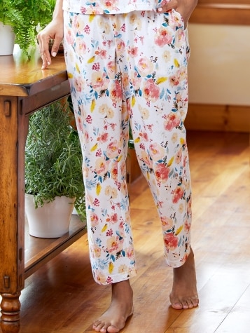 Women's cotton pajama bottoms deals
