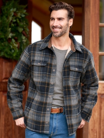 Orton Brothers Sherpa-Lined Shirt Jacket