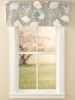 Seascape Toile Lined Rod Pocket Tailored Valance