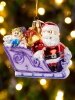 Rudolph's Santa and Misfit Toys Blown-Glass Christmas Ornament