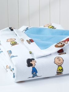 Peanuts Gang Double-Flannel Blanket or Throw