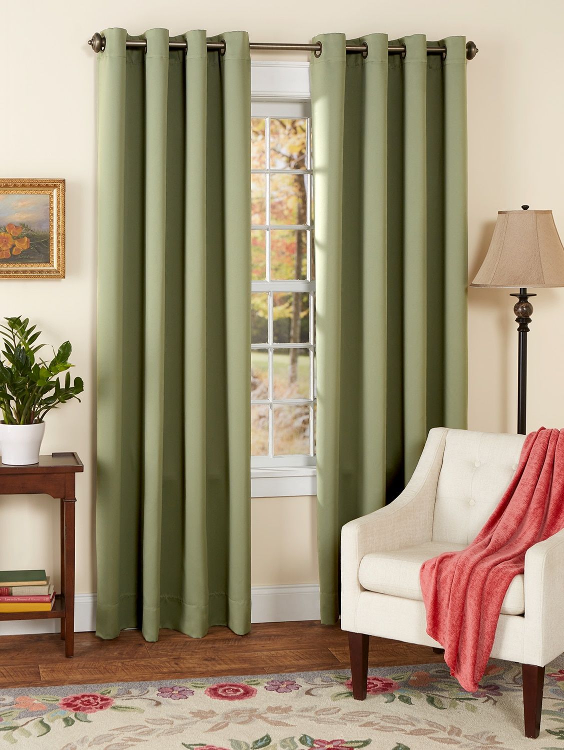 Supreme Grommet Top Blackout Curtains Pair Supreme Grommet Top Blackout Curtains Pair
