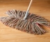 Wool Dust Mop With Wooden Handle