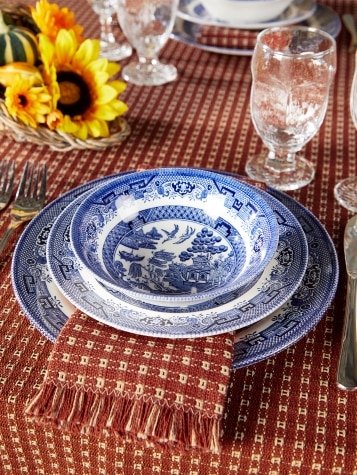Blue Willow Salad Plates, Set of 4