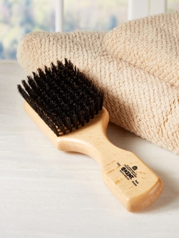 Kent Beechwood Boar Bristle Club Hair Brush