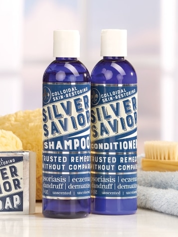 Silver Savior Colloidal Silver Shampoo or Conditioner