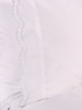 Double-Scalloped Embroidered Cotton Percale Sheet Set