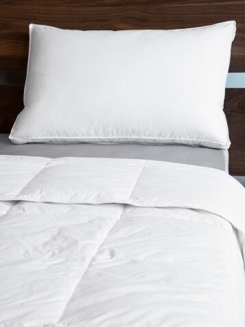 Feather and Down Bed Pillow