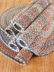 Lake Champlain Multicolor Braided Wool Rug