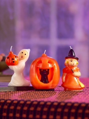 Halloween Candle Trio