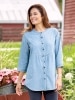 Denim Tunic Top With Pockets