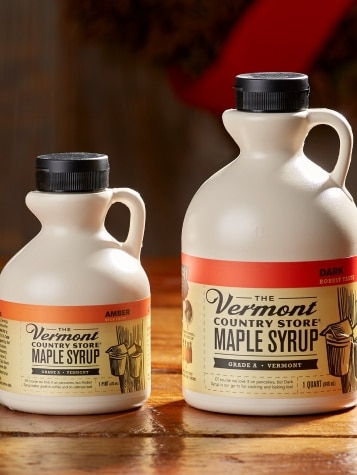 Pint & Quart Jugs of Vermont Maple Syrup