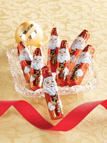 Asbach Brandy Filled Dark Chocolate Santas
