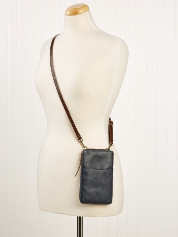 Travel Companion Crossbody Leather Pouch