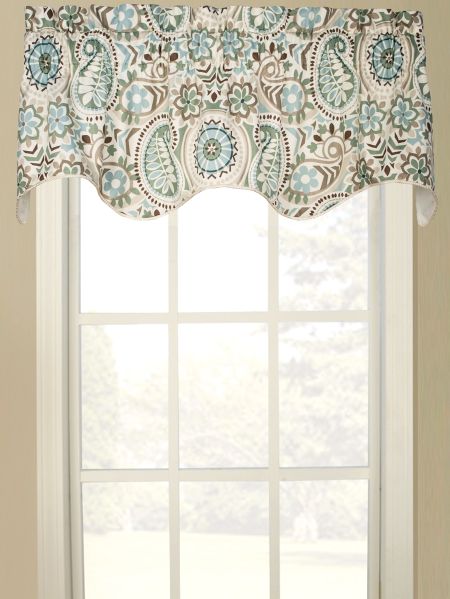 Floral Paisley Duchess Filler Window Valance