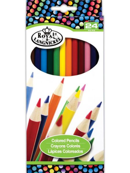 Royal Langnickel Colored Pencil Set, 24 Colors