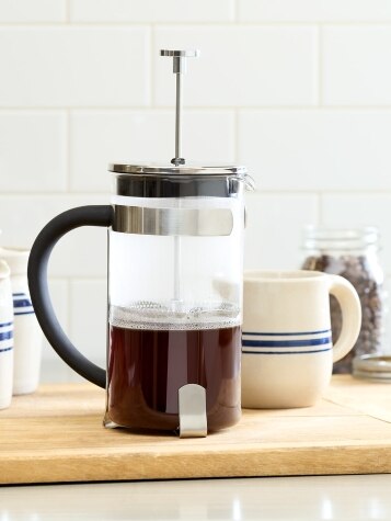 French Press Stainless Steel/Glass Coffee Maker