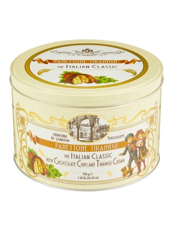 Italian Tiramisu Cream Panettone Tin