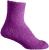 Women's Fuzzy Sleep Socks in Purple 