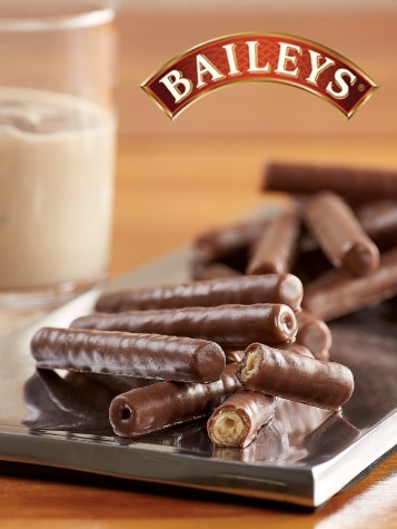 Baileys Irish Cream Chocolate Wafer Twists