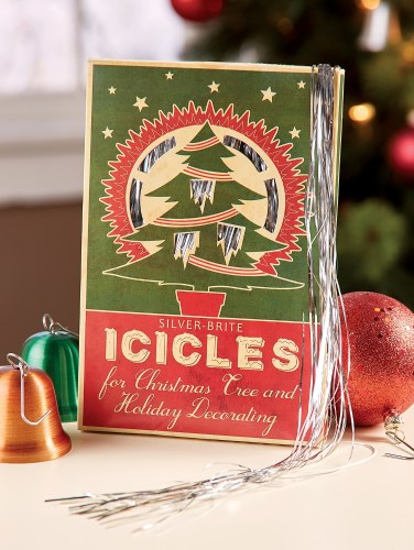 Classic Silver Tinsel Vintage Christmas Tree Garland Classic Silver Tinsel Vintage Christmas Tree Garland