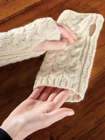 Women's Irish Supersoft Wool Hand Warmers