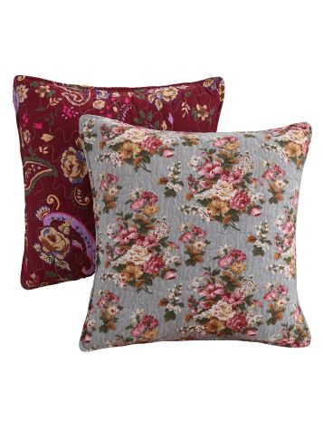 Patchwork Harmony Decorative Throw Pillow, Set of 2