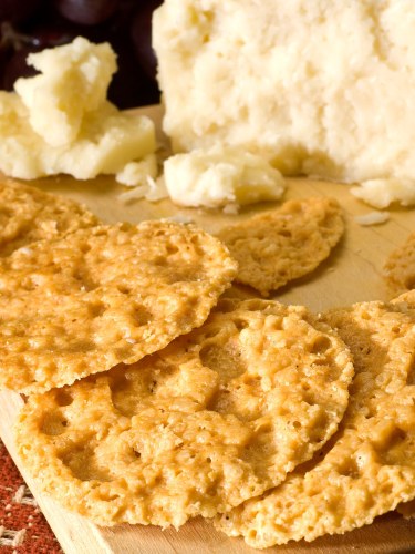 Baked Parmesan Cheese Crisps Low Carb Snack Cracker,Sweet Gum Tree