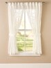 Butterfly Garden Lace Pinch Pleat Back Tab Curtains
