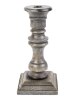 Rustic Charm 9 Inch Wood Taper Candle Holder