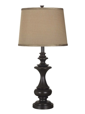 Caledonia Rubbed-Bronze Table Lamp