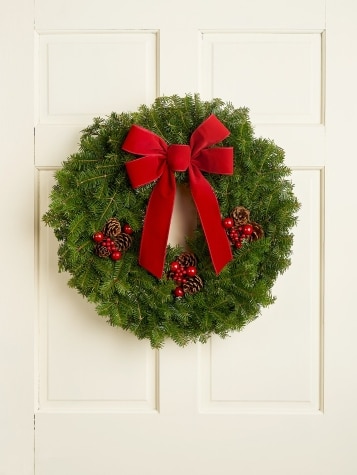 Classic 24 Inch Fresh Balsam Christmas Wreath