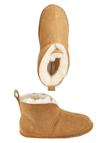 Shearling booties hot sale