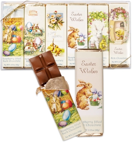 Easter Chocolate Bars, Set of 6