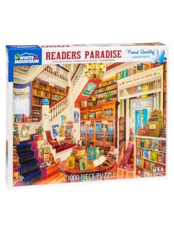 Reader's Paradise Jigsaw Puzzle, 1000 Piece