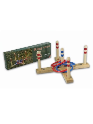 Classic Wooden Ring Toss Game