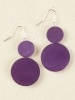 Purple Sunset Double Drop Earrings