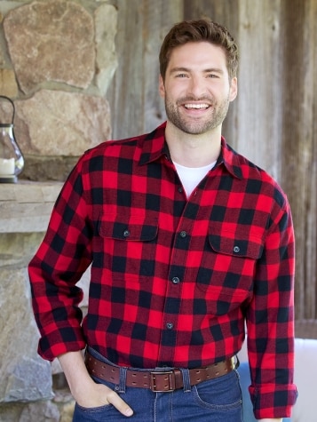 Orton Brothers Midweight Buffalo Check Flannel Shirt