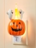 Halloween Ghost and Jack-o'-Lantern Night-Light