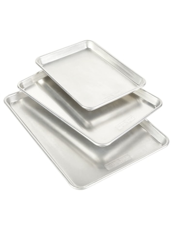 Natural Aluminum Sheet Pans, 3-Piece Set