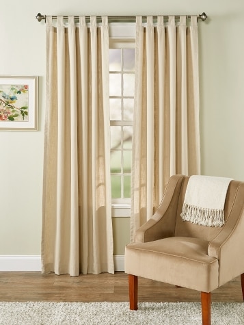 Original Weaver's Cloth Tab Top Curtains