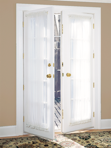 french door curtain rods walmart