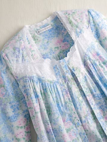 Eileen West Pastel Garden Cotton Sleeveless Nightgown