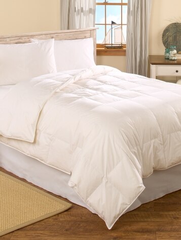 Oversized White Down Comforter