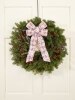 Snowflake Bow 24 Inch Balsam Wreath