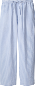 Stripe Cotton Seersucker Sleep Pants for Men