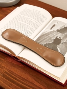 Brown Leather Book Weight