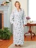 Portuguese Cotton Percale Wrap Robe for Women 