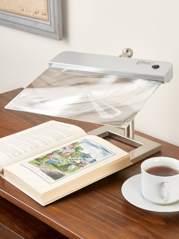 Cordless Table Magnifier Lamp